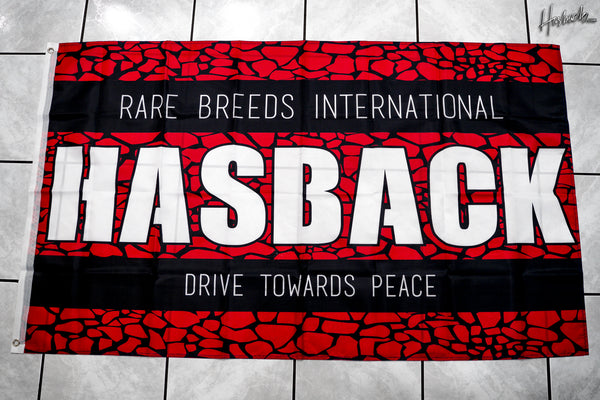 Flag Banner - Hasback Drive Towards Peace
