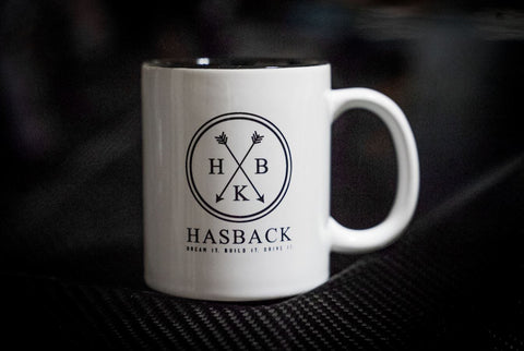 White Hasback Mug 12 oz.